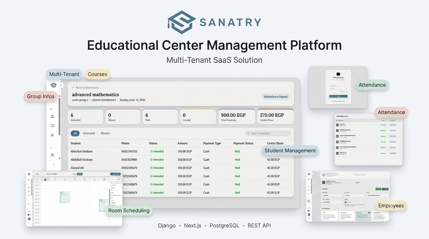 Sanatry dashboard preview